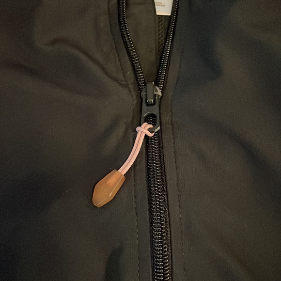 ADIDAS Vintage Black Pink Stripes Mesh Lined REFLECTIVE WINDBREAKER JACKET - Picture 6 of 7